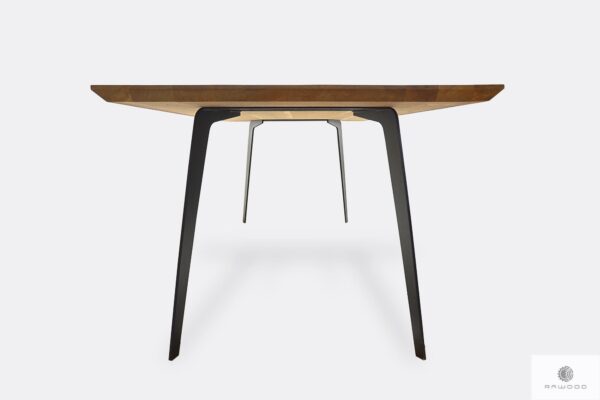 Table of solid wood on metal legs to dining room living room VITA II