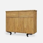 Industrialna komoda dębowa VITA II olej dąb antyczny (2)