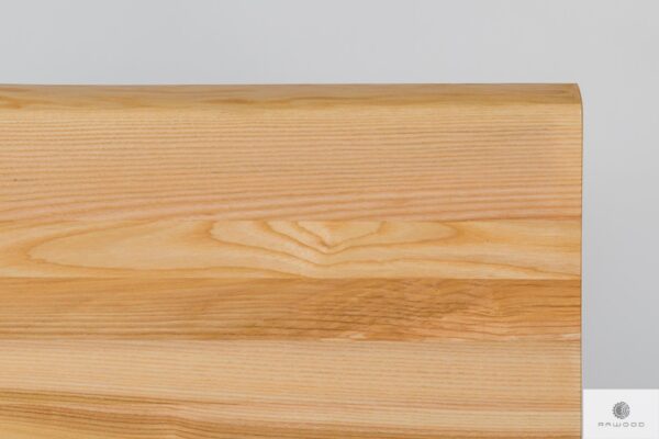 Ash tabletop with natural edges