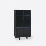 Designer oak display case made of solid wood for the living VITA