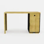 Nowoczesne biurko dębowe lite drewno CARLA