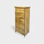 Komoda dębowa z szufladami wysoka do salonu HUGON I