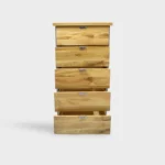 Komoda dębowa z szufladami wysoka do salonu HUGON I