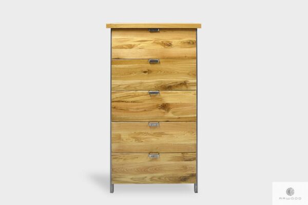 Oak high dresser with drawers to living room HUGON I