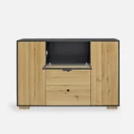 Modern design dresser of wood with drawers to living room CARLA - Image 5