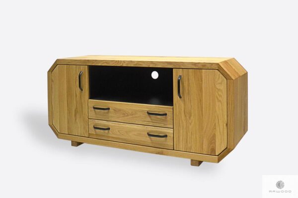 Wooden TV stand with drawers to living room OMNIS II