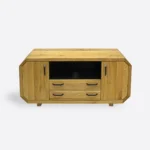 Modern oak TV cabinet with drawers for living room OMNIS II