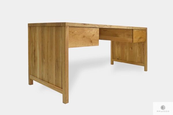 Modern oak office desk with drawers for office DAVOS II