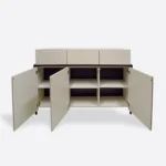 Modern wooden chest of drawers on legs BOSTON I