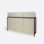 Modern wooden chest of drawers on legs BOSTON I