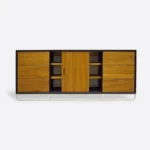 Oak TV cabinet with drawers modern DENIS II
