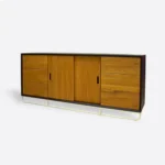 Oak TV cabinet with drawers modern DENIS II