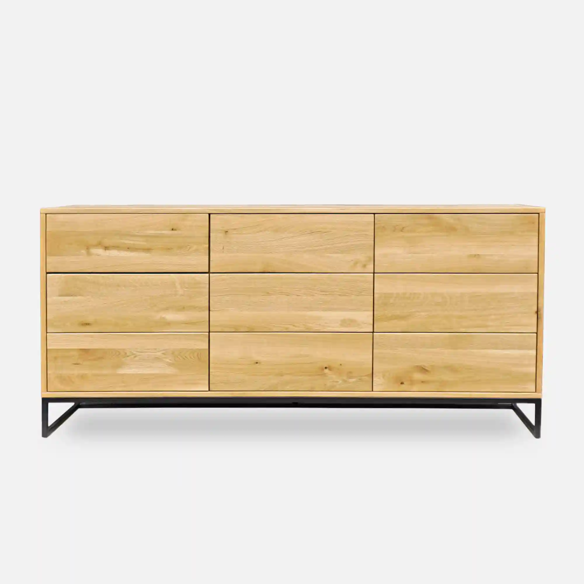 dębowa komoda Meris III styl industrialny (6) dębowa komoda Meris III styl industrialny (6)