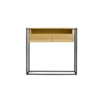 Konsola dębowa loft z szufladami do przedpokoju MERIS