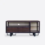 Drewniana szafka RTV MOCCA lakier rustykalny (2)