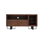 Wooden TV cabinet with metal legs MOCCA I