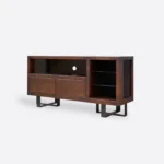 Wooden TV cabinet with metal legs MOCCA I