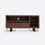 Wooden TV cabinet with metal legs MOCCA I