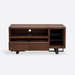 Wooden TV cabinet with metal legs MOCCA I