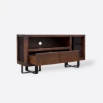 Wooden TV cabinet with metal legs MOCCA I
