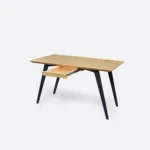 Biurko dębowe z szufladą VITA III - bez skórzanej wstawki