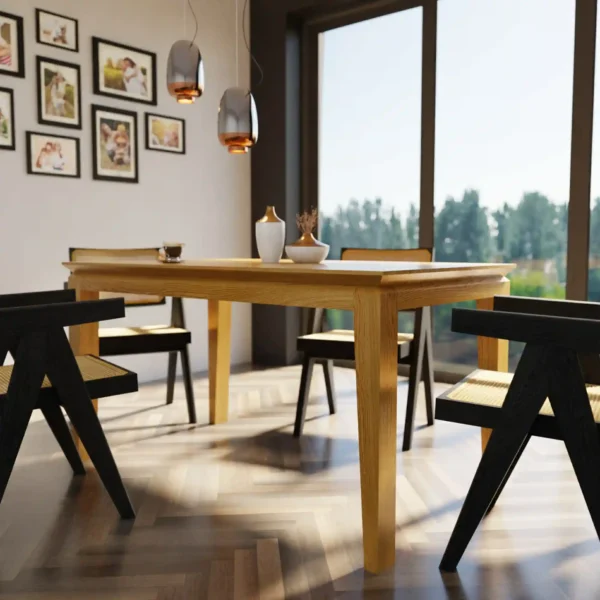 Stół drewniany DANTE - wizualizacja