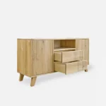 Dębowa szafka rtv pod telewizor NESS