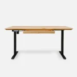 dębowe biurko COLIN z regulacją wysokości - lakier NATURALNY matowy (5)