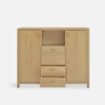 Oak chest of drawers on legs to living room DAVOS - Image 4