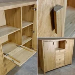 Dębowa komoda barek DAVOS