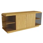 Szafka RTV pod telewizor ze szklanymi drzwiczakmi CARMEN