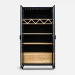 Wooden liquor display cabinet to living room NEMIR - Image 22