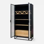 Wooden liquor display cabinet to living room NEMIR - Image 23