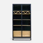 Wooden liquor display cabinet to living room NEMIR - Image 24