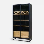 Wooden liquor display cabinet to living room NEMIR - Image 25