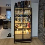 witryna na alkohole nemir z szufladą i oświetleniem (2)