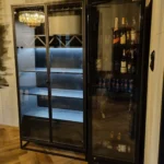 Nowoczesna witryna z oświetleniem CARLA - realizacja