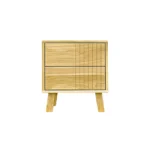 Oak bedside table with drawers for bedroom custom bedside tables NESS