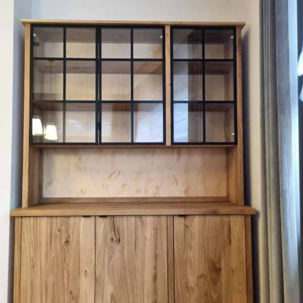 Kredens dębowy z litego drewna MARINO - mebel na wymiar