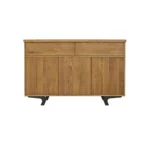 Komoda dębowa industrialna z litego drewna  VITA