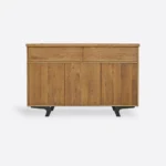 Komoda dębowa industrialna z litego drewna  VITA