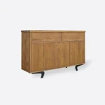 Komoda dębowa industrialna z litego drewna  VITA