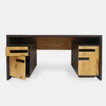 Modern oak desk made of solid wood for the office LAGOS