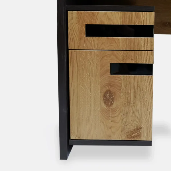 Modern oak desk made of solid wood for the office LAGOS
