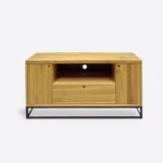 Industrialna szafka RTV loft dębowa z szufladą MERIS