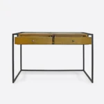 Industrial desk made of solid wood with drawers for the study