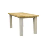 Wooden oak dining table BIANCO table made of solid wood to size
