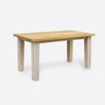 Wooden oak dining table BIANCO table made of solid wood to size