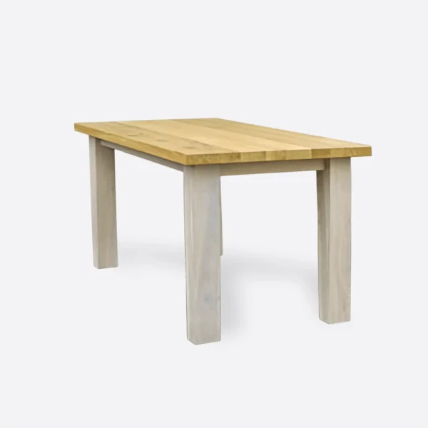 Drewniany stół dębowy do jadalni BIANCO stół z litego drewna na wymiar