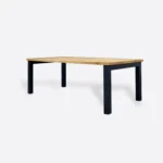 Industrial oak dining table LUKKA